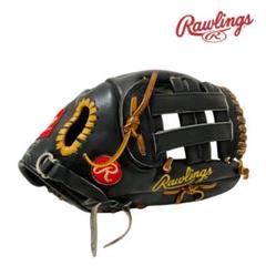 ⚾️ローリングス　少年軟式グローブ　ブラック　右投げ　サークルR　刺繍ロゴ