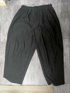 極美品✨HOMME PLISSE ISSEY MIYAKE ワイドパンツ　黒 ISSEY MIYAKE - オムプリッセ イッセイミヤケ HOMME PLISSE