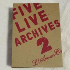 L&#39;Arc〜en〜Ciel 5 live archives  1  &amp; 2 L'Arc~en~Ciel – Five Live Archives – 5 x DVD (Box, Limited