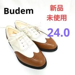 【新品未使用】BUDEN レースアップ　ゴルフシューズ　24サイズ