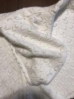 Bebe 赤ちゃんポンチョ ホワイト