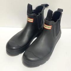 HUNTER チェルシーブーツ レインブーツ 黒 ブラック 26㎝