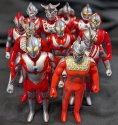 BANDAI - 帰ってきたウルトラマン対決セット 14㎝サイズソフビの