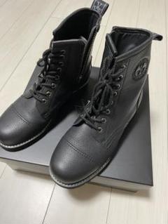 かわいい! virgo 8HOLE ブーツ 黒 BOOTS MILITARIA - ブーツ