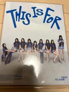 TWICE アルバム this is for