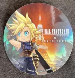 FF7R 東京タワー 缶バッジ クラウド ミニキャラ - メルカリ