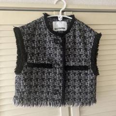 SLY OUTER ツイードノースリーブジャケット