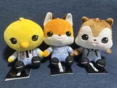 SHINee ANIMALCOORDYちょこんとおすわりぬいぐるみ　3種セット SHINee ANIMALCOORDYちょこんとおすわりぬいぐるみ3体セット