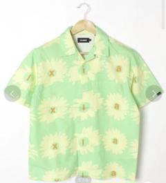X-LARGE　DAISY S／S SHIRT グリーン