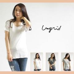 Ungrid ベーシックルーズTシャツ