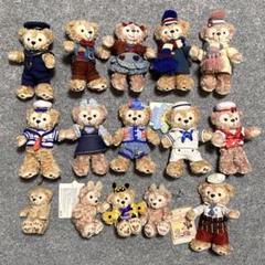 ダッフィー　シェリーメイ　ぬいぐるみバッジ ストラップ　15個セット