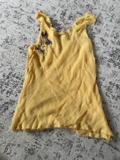 【jenny jen】シフォン 刺繍 タンクトップ サイズ36