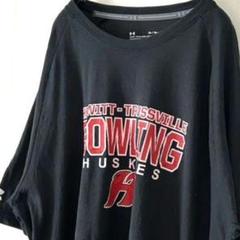 アンダーアーマー ボーリング ハスキーズ Tシャツ XL ブラック 黒 古着