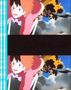 風の谷のナウシカ 35mm映画フィルム 連続５コマ 島本須美 NAUSICAA