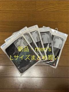 ユニクロ　エアリズムクルーネックTシャツ（半袖）5枚セット　Lサイズ　黒　新品