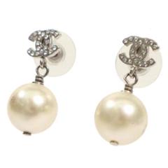 【最終処分SALE】CHANELココマーク パールピアス A-6638