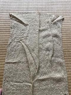 草木染め シルクストール 矢車附子 ヤシャブシ ハンドメイド 1.7m