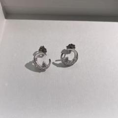 vendome boutique 月ピアス 月 ピアス（VBMA3659__CZ）｜ピアス｜ヴァンドームブティック