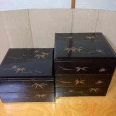シ*ー様 輪島塗重箱　沈金　溜め塗り　未使用品　伝統工芸品　メルカリ便匿名配送 シ*ー様 輪島塗重箱 沈金 溜め塗り 未使用品 伝統工芸品