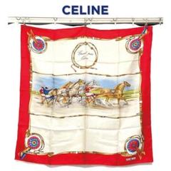 専用 CELINE シルクスカーフ 馬車デザイン レッド×ホワイト 2025年最新】セリーヌ スカーフ 馬の人気アイテム - メルカリ