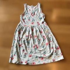 H&M 花柄ノースリーブワンピース 134/140