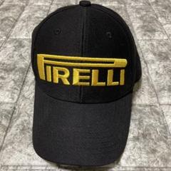 PIRELLI ロゴ刺繍キャップ ピレリ ブラック