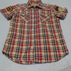 SCOTCH&SODA 半袖チェックシャツ ワッペンのサムネイル