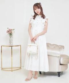 Rose Muse flare shirt dress イエロー rosemuse ロゼミュ flare shirt dress イエロー