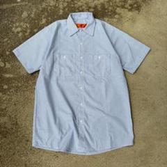 2000's RED KAP S/S work shirt stripe