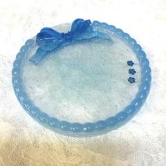 シュワシュワラムネのトレー　アクスタ　アクセサリートレー　推し活　レジン　ブルー