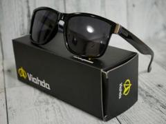 Viahda 偏光サングラス ブラック タレックス・オークリーのホルブルック型