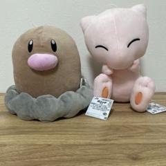 ポケモン めちゃでかぬいぐるみ ディグダ ３体セット タグ付き ポケモン めちゃでかぬいぐるみ ディグダ 3体セット タグ付き