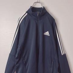 adidas パフォーマンス　トラックジャケット　ジャージ　やや薄手　古着