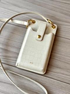 JWPEI Quinn クロコ　スマホショルダー