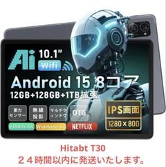 Hitabt T30A Android15 10.1インチ 12GB+128GB