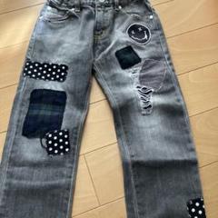 BLOC CLOTHING パッチワークデザイン グレーデニム