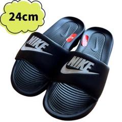 ナイキ　NIKE　ビクトリーワン スライド　黒　24cm　【匿名配送】f
