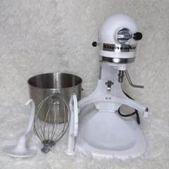 KitchenAid スタンドミキサー KSM5 ホワイト ジャンク　中古 Yahoo!オークション -「ksm5 キッチンエイド」の落札相場・落札価格