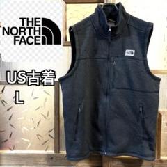 【SEAL限定商品】 フリースベスト FACE NORTH US古着THE 90s L メルカリ - グレー トップス