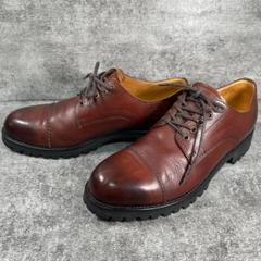 パドローネ　PADRONE ダービーシューズ　ストレートチップ　ビブラムソール