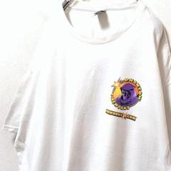 ギルダン ファントムファイヤーワークス ロゴ Tシャツ ホワイト白 XL古着