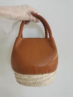 ★未使用品★ワランワヤン★ノスノスバッグ★レザー かごバッグ★レッド★赤色★ ☆未使用品☆ワランワヤン☆ノスノスバッグ☆レザー かごバッグ