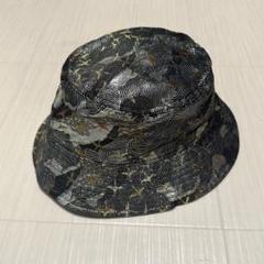 桐生織バケットハット KIRYUORIHAT W@nderFabric総柄バケハ 桐生織バケットハット W@nderFabric 総柄和柄織物バケハ