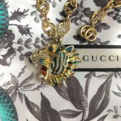 【極美品】GUCCI　グッチ　ライオンヘッド　ネックレス　チョーカー　1604 GUCCI 【極美品】GUCCI グッチ ライオンヘッド ネックレス
