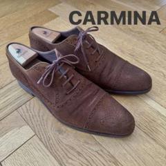 【激安大特価！】 さく様専用CARMINA カルミナ パンチドキャップトゥ ブラウン UK9 靴