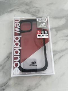 ★10★iPhone13クリアケース ブラック ニューバランス