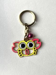 かに　ファンシー　キーホルダー　昭和レトロ
