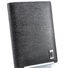 美品 dunhill ダンヒル カードケース レザー 革 ブラック 黒 メンズ