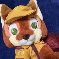 ディズニー ニック　幼少期　ぬいぐるみバッジ 香港ディズニーランド ズートピア ニック ぬいぐるみバッジ ぬい