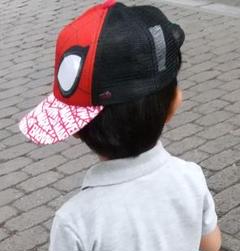 スパイダーマン キャップ 赤